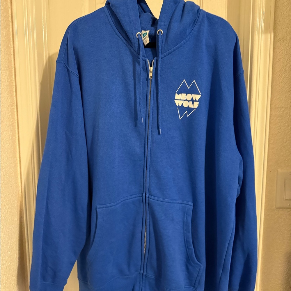 Meow Wolf Blue Hoodie